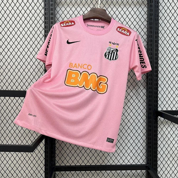 Santos Maillot Rétro Rose 11/12